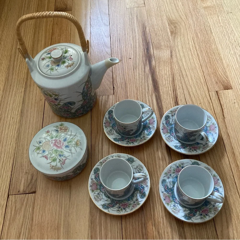 NWT Vintage Laudel for Macy’s Porcelain Made in Japan Demitasse Tea Cup/Saucer
